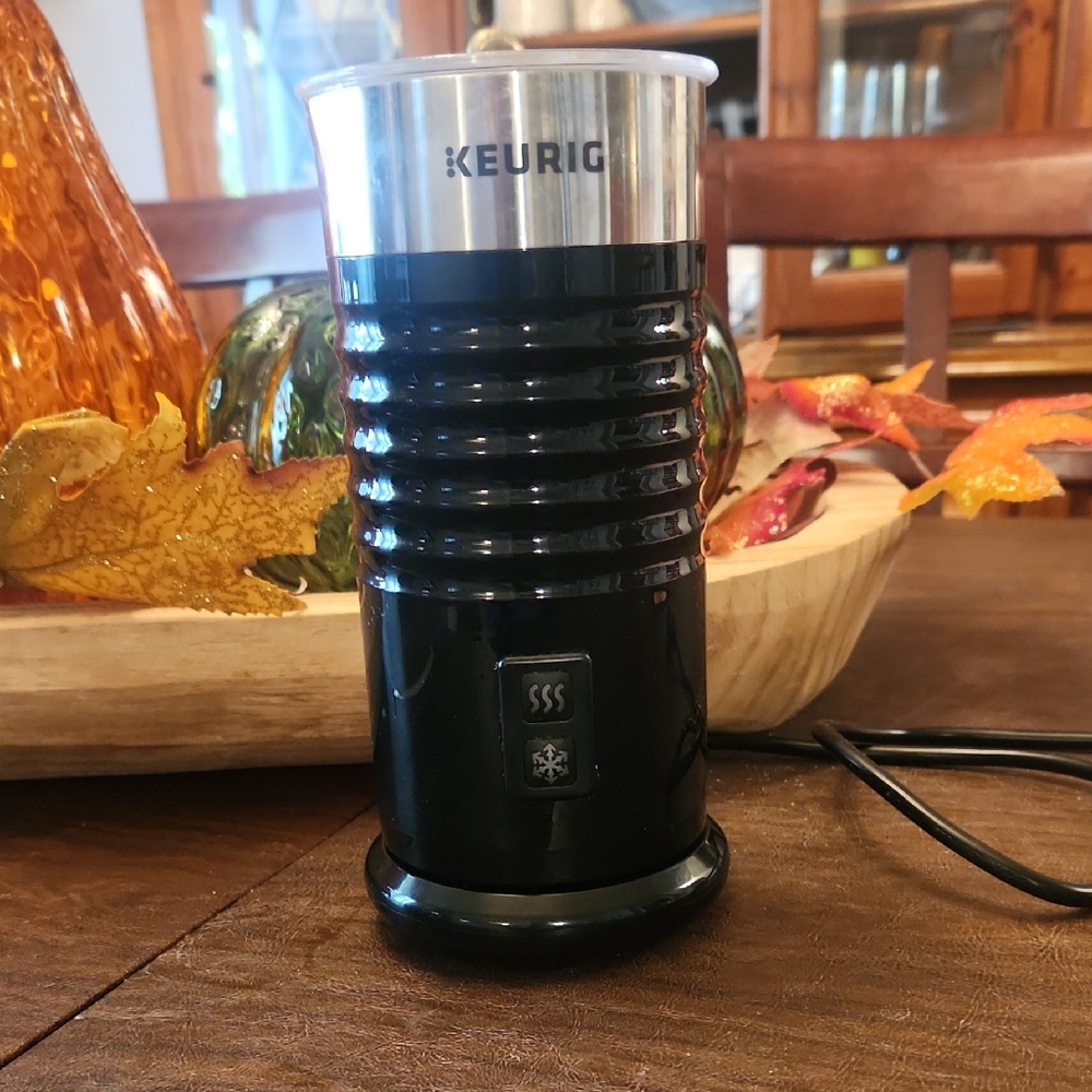 Keurig Black and Silver Milk Frother